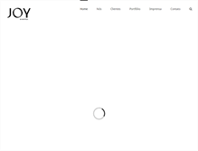 Tablet Screenshot of joyeventos.com.br